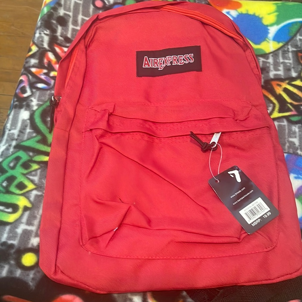 Air Express Red Basic Backpack